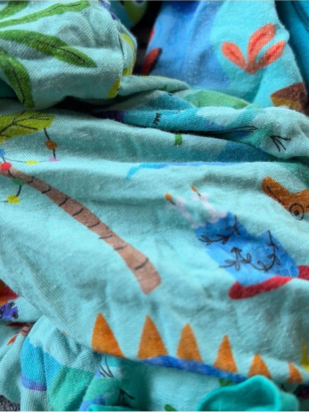 Little Sleepies Shorty Zippy Bundle Of 2 6-12 Mo Nemo Dinosaur Birthday Hat